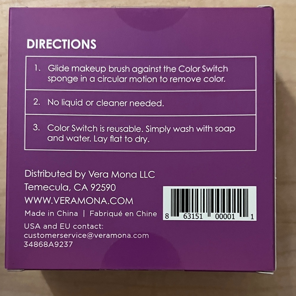Color Switch Instant Brush Cleaner - Purple - Picture 4 of 8